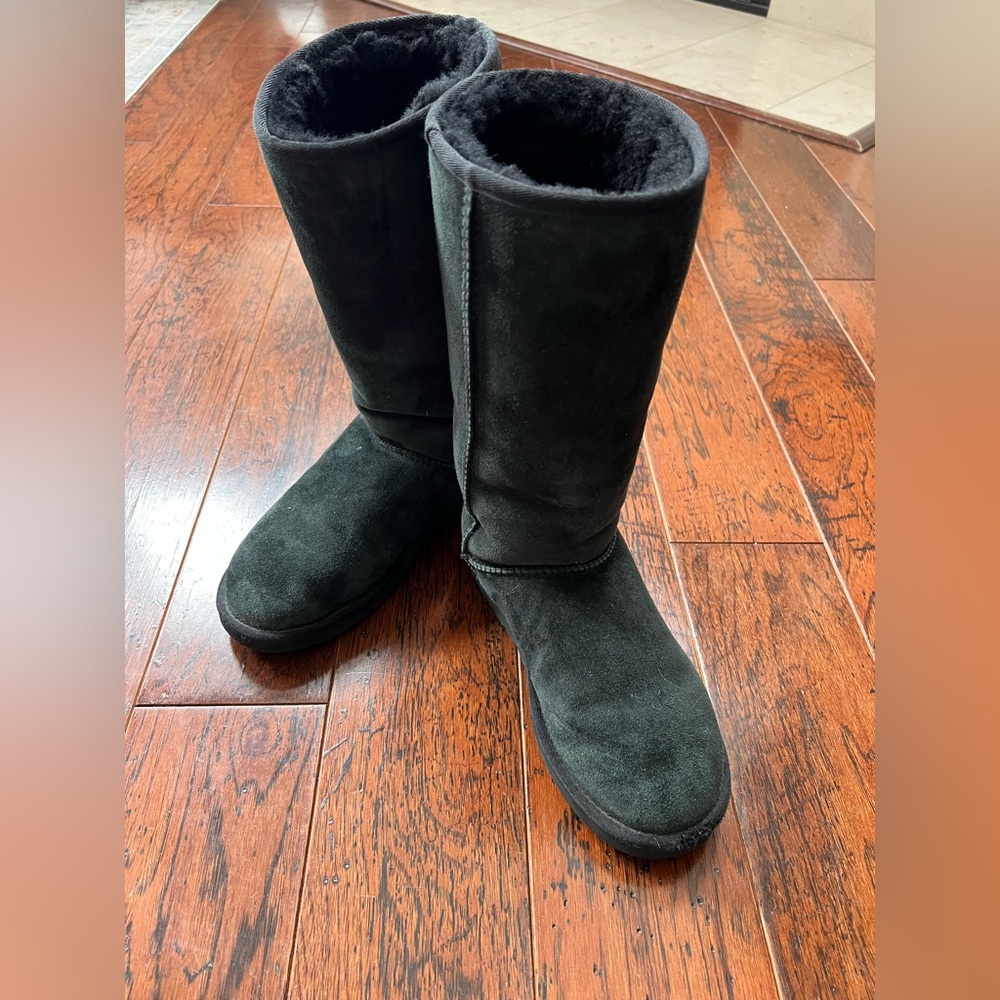 Black Suede UGG Boots
